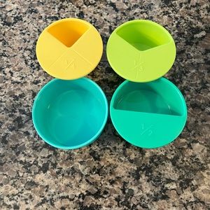 Lovevery stackable fraction cups from the Analyst Play kit